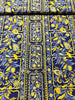 Canterbury - French Blue/Gold Metallic Yardage