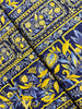 Canterbury - French Blue/Gold Metallic Yardage