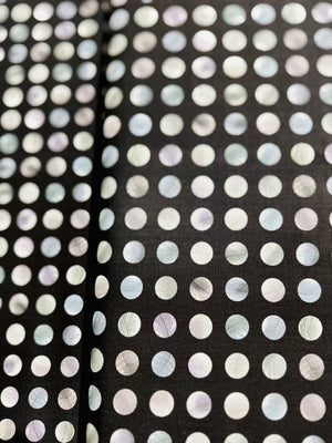 Gradients 2 Onyx - Dots Black Yardage