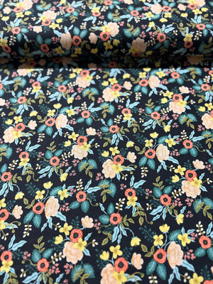 Fat Quarter - Primavera - Birch Black