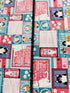 Cattitude - Cat Patchwork Yardage