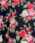 In Bloom - Floral Black Yardage