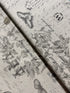 Collections Cause Etchings - Parchment Toile Collage Linen Yardage