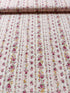 Sevenberry Petite Victoriana - Floral Stripes Pink Yardage