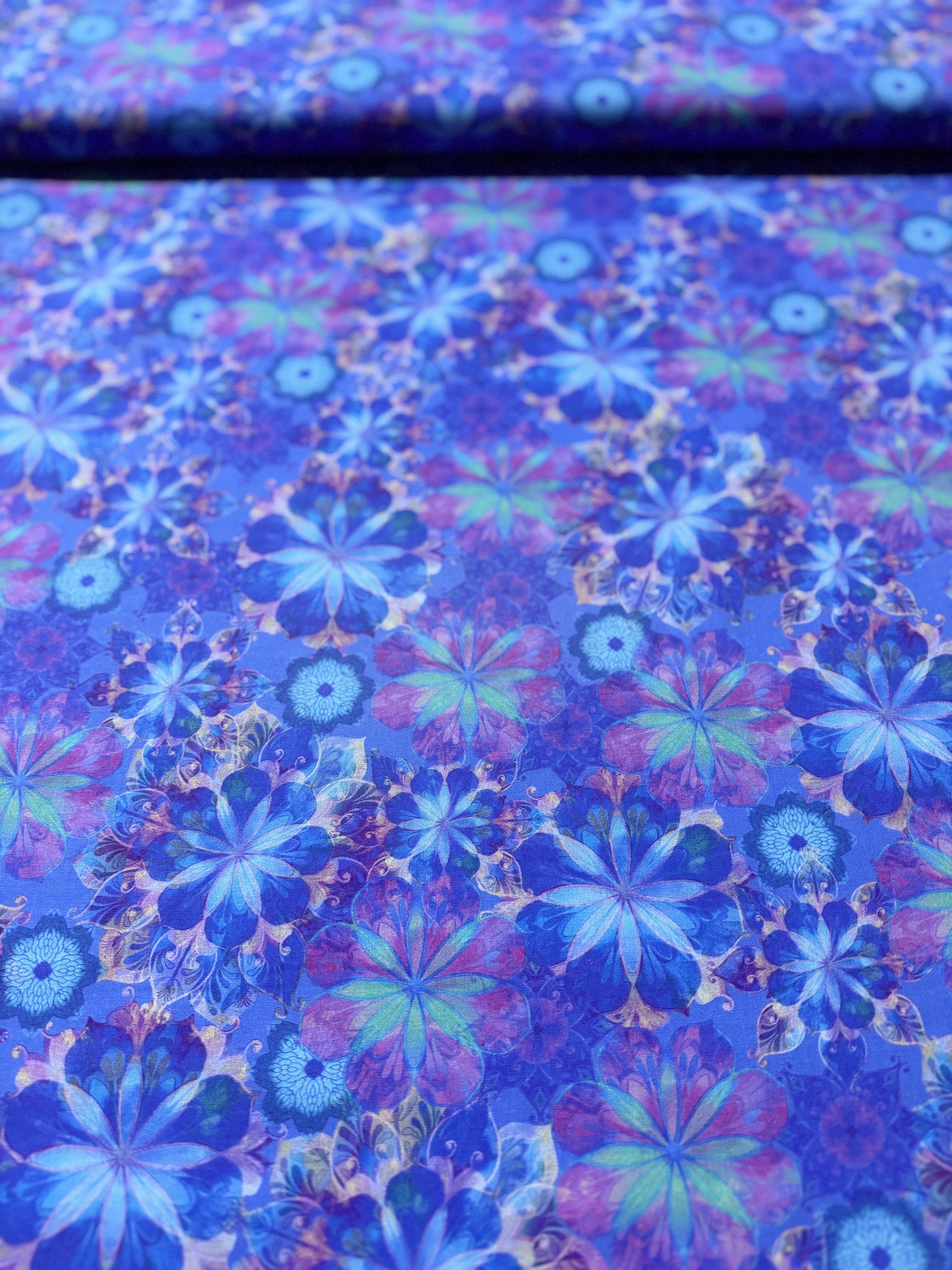 Venice - Florals Lapis Yardage