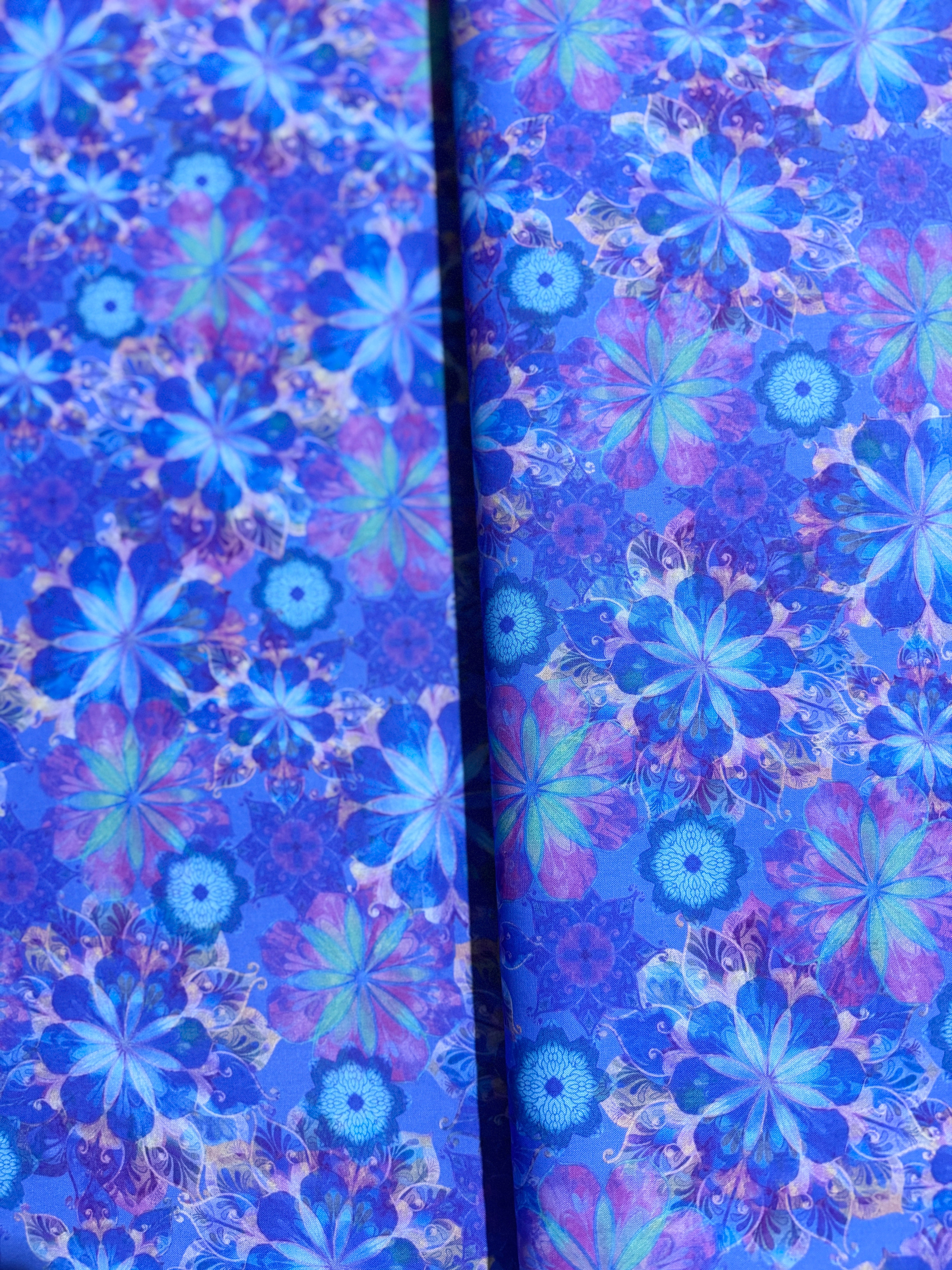 Venice - Florals Lapis Yardage