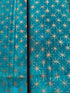 Grunge Seeing Stars Metallic - Ocean Yardage