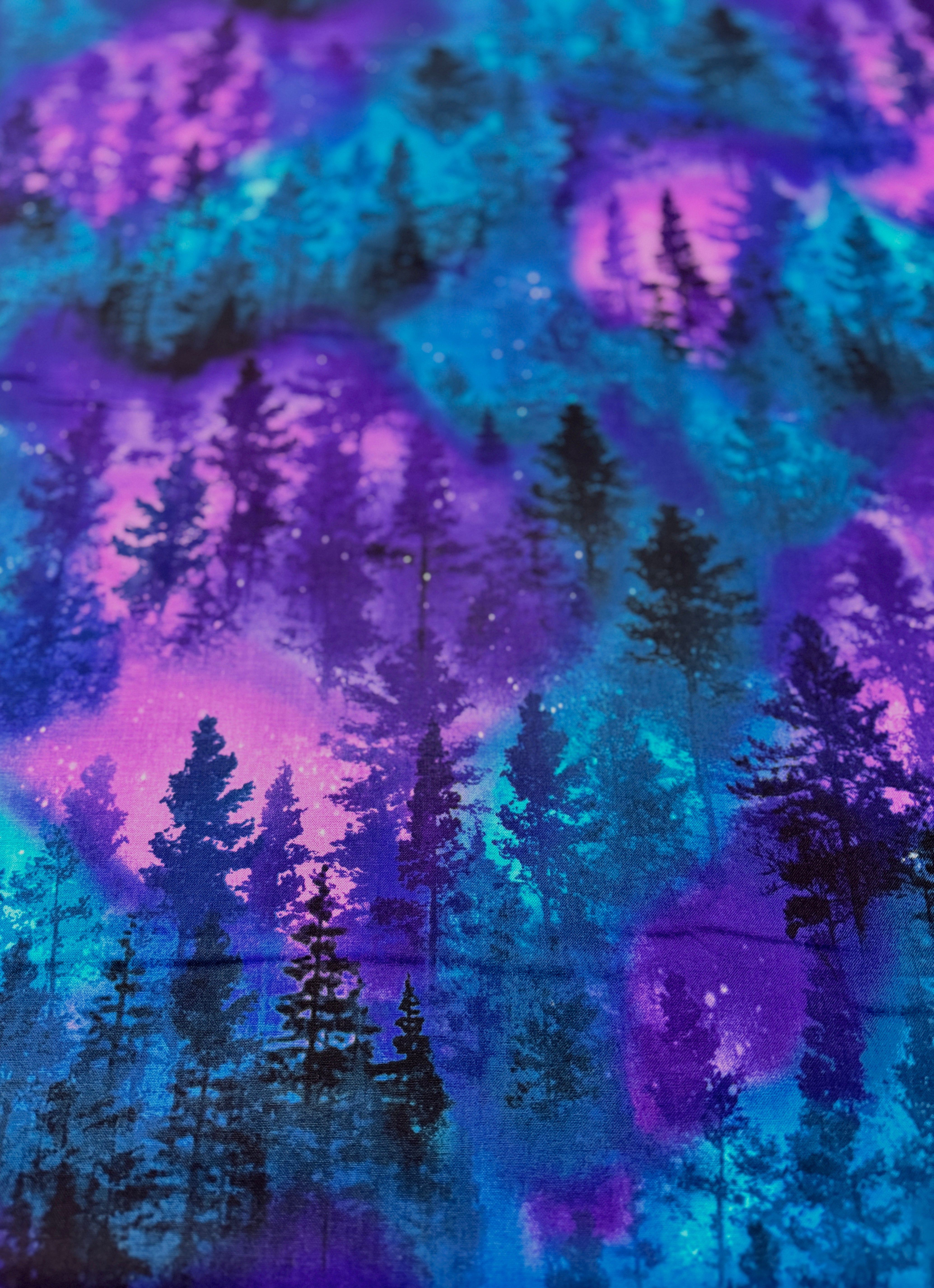 Winter Light - Aurora Trees Yardage