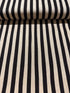 Sevenberry Canvas Natural Stripes Black Yardage