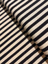 Sevenberry Canvas Natural Stripes Black Yardage