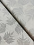 Sparkle and Fade - Ferns White/Silver Metallic Yardage