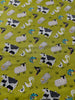 On The Farm - Farm Animals Olive Yardage