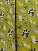 On The Farm - Farm Animals Olive Yardage