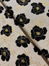 Gilded - Bold Blossoms Mochi Linen Paper Gold Metallic Yardage