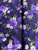 Flowerhouse - Georgina - Floral Midnight Purple Yardage