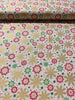 Merry & Bright - Elegant Snowflakes Cream/Gold Metallic Yardage