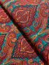 Holiday Aruba - Paisley Red Green Yardage