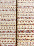 Sevenberry Petite Victoriana - Floral Stripes Natural Yardage