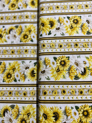 Honey Bee Farm - Bee Floral 11 inch Stripe