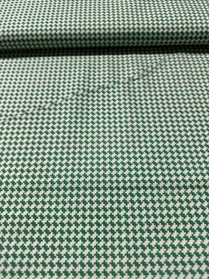 Flowerhouse - All A Flutter - Herringbone Green Yardage