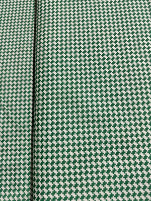 Flowerhouse - All A Flutter - Herringbone Green Yardage