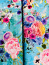 Misty Garden - Bouquets Larkspur Yardage