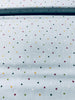 Fat Quarter - Jolly Santa - Multi Star Blue