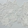 White Floral Cutwork Wedding Lace Trim