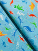 Glow in the Dark - Glow-O-Saurus - Dino Friends Aqua Yardage