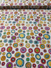 Folkscapes - Large Fantasy Dots White/Multi Yardage