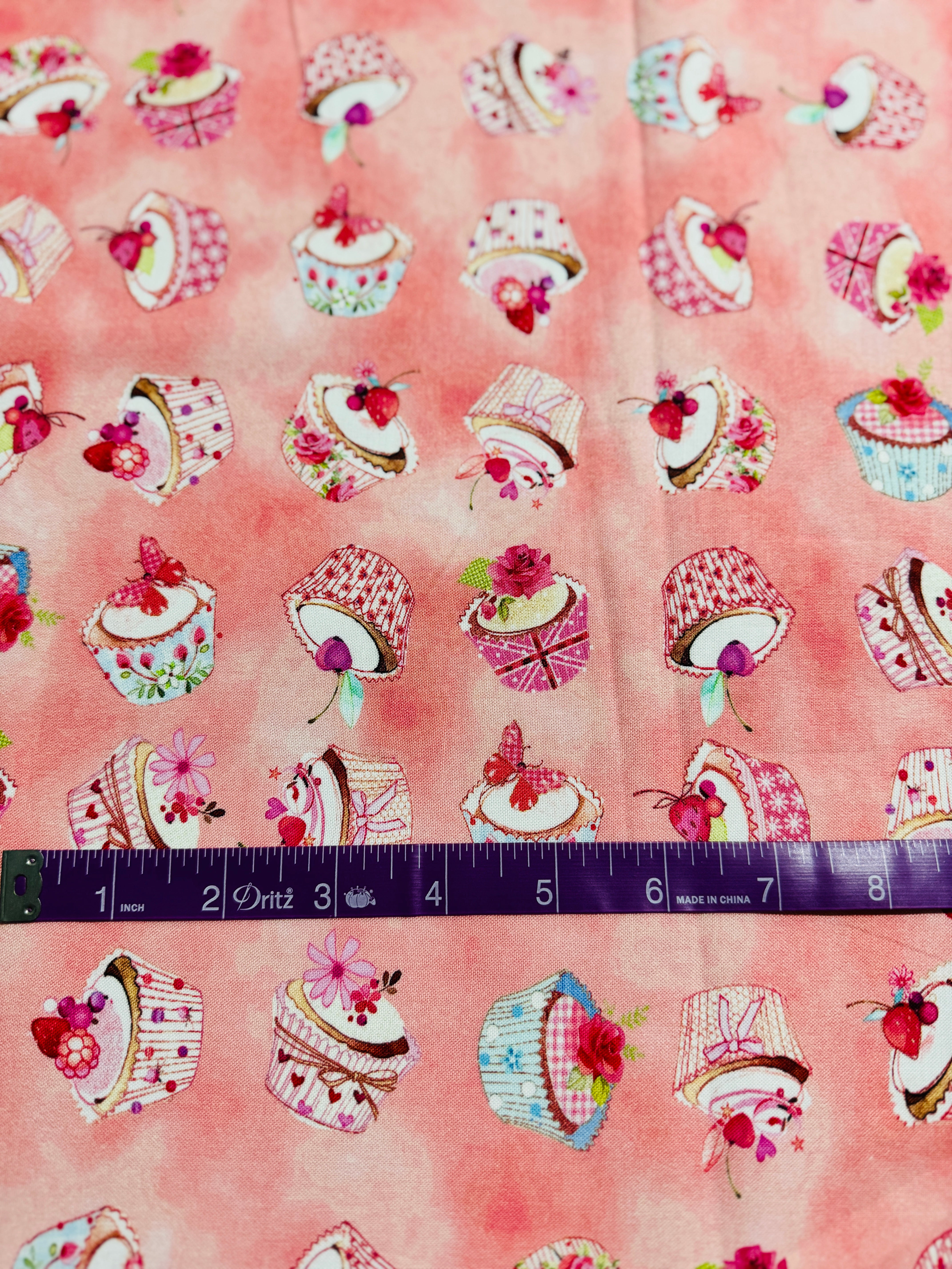 Blossom Bake Shop - Cupcakes Pink Lemonade Yardage