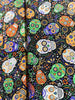 All Eyes On You - Mardi Gras Skulls Yardage