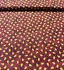 Folk Art Basics - Pear Dot Dark Red Yardage