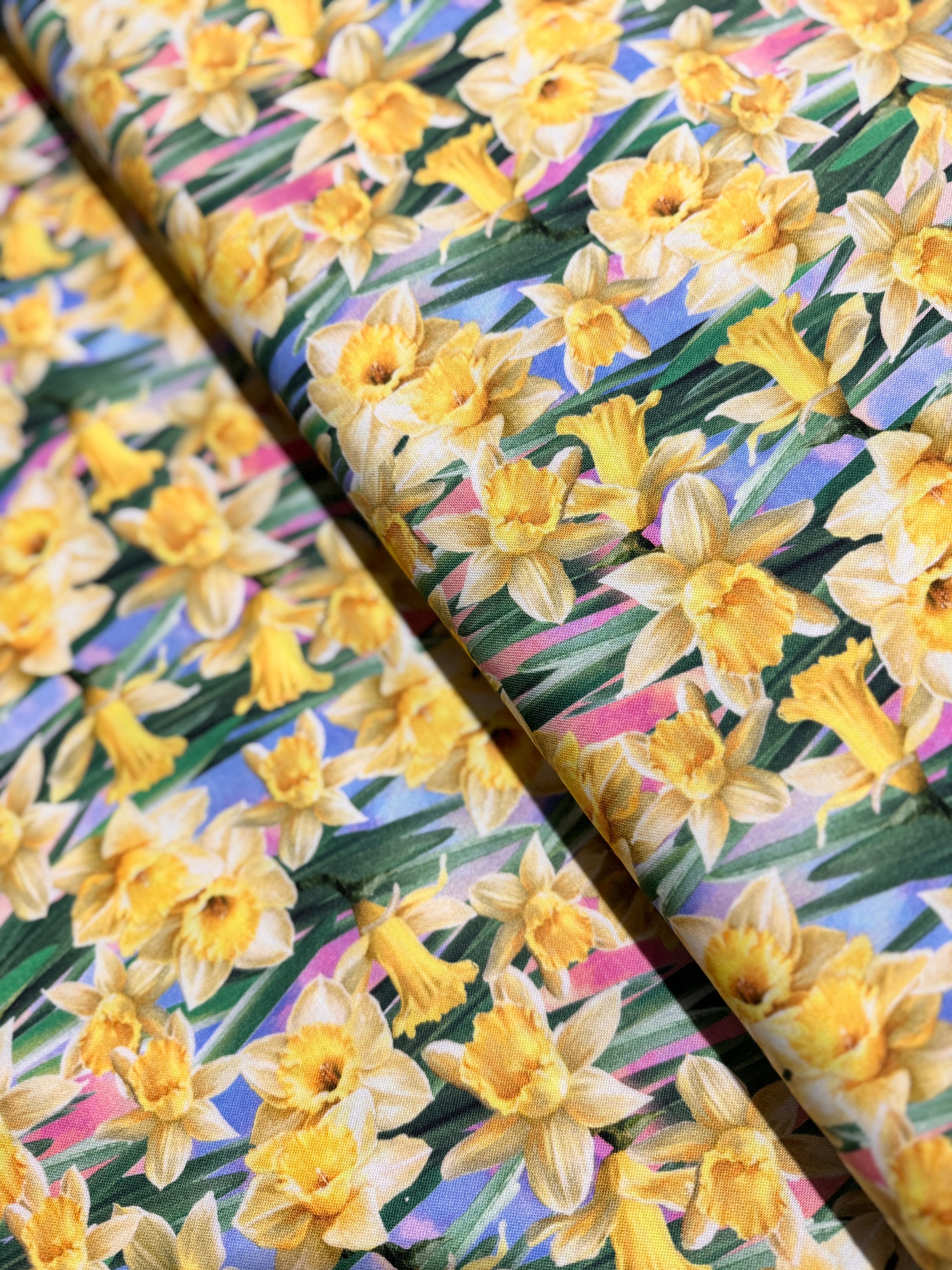 Just Hatched - Yellow Daffodil Yardage