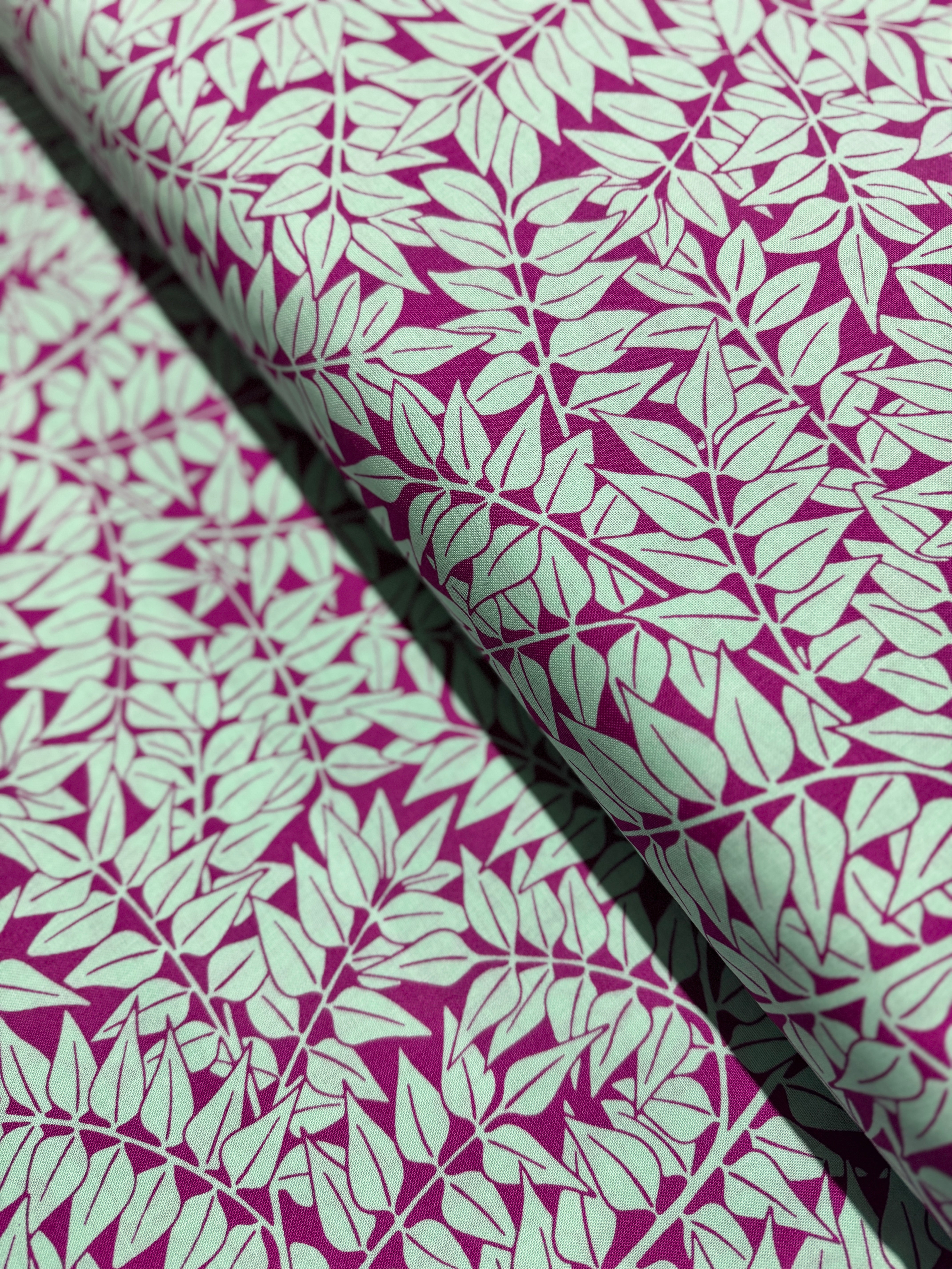 Branches - Magenta Yardage