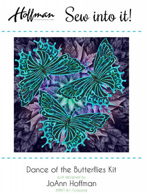 Sew Into It Kit - Dance Of The Butterflies Turquoise Kit