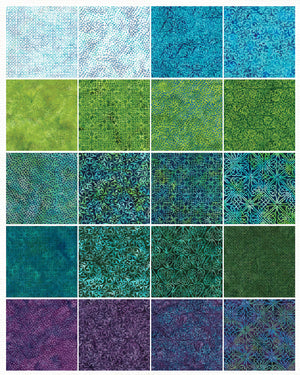 Limerick Batik Strip Pack - Island Batik