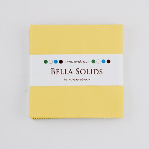 Bella Solids 30s Yellow Charm Pack by Moda