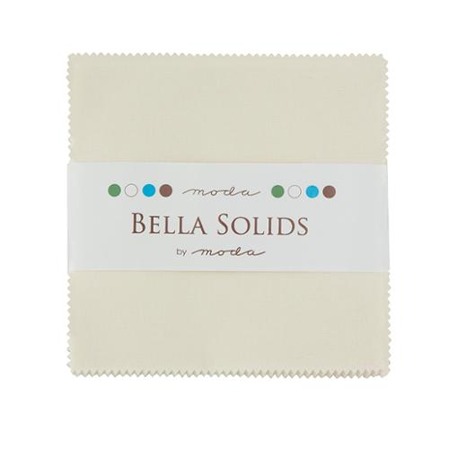 Bella Solids Ivory Charm Pack by Moda