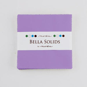 Bella Solids Hyacint Charm Pack by Moda Fabrics