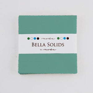 Bella Solids Bettys Teal Charm Pack by Moda