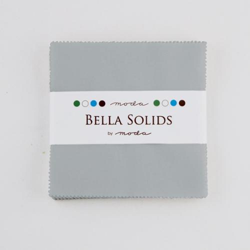 Bella Solids Steel Charm Pack by Moda Fabrics