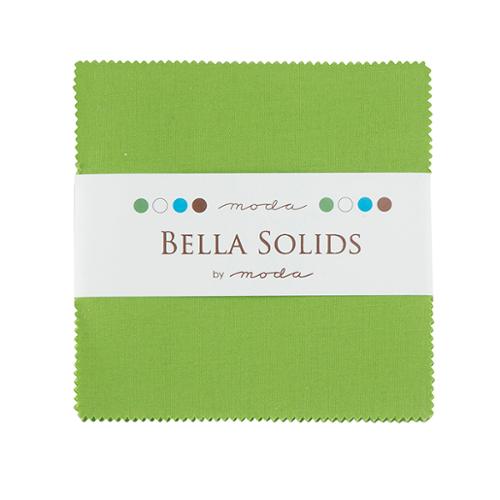 Bella Solids Fresh Grass Charm Pack by Moda