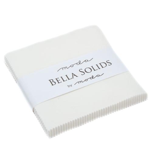 Bella Solids Off White Charm Pack by Moda