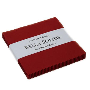 Bella Solids Country Red Charm Pack by Moda