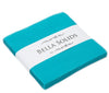 Bella Solids Turquoise Charm Pack by Moda