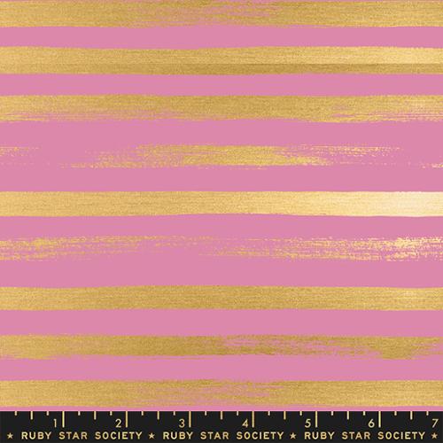 Ruby Star Society - Zip - Metallic Kiss Stripes Yardage