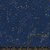 Speckled - Navy Metallic Yardage