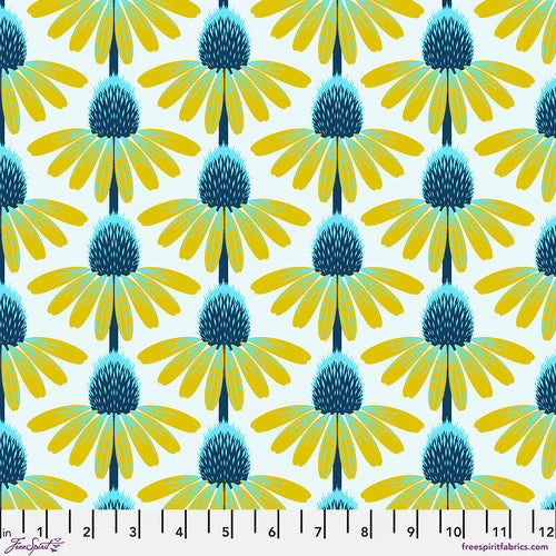 Love Always - Echinacea - Maize Fabric