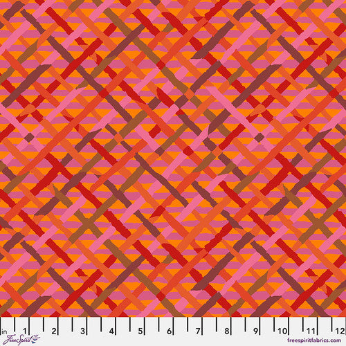 Kaffe Fassett Collective - Mad Plaid Red Yardage